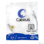 Шнур коммутационный Cabeus, Cat.5e, неэкр., U/UTP, RJ45/RJ45, PVC, AWG24, 0.3м, серый, фото2