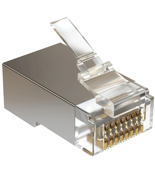 Коннектор Sysmatrix PLUG 8P8C5ES.UWRJ45 cat.5e STP прозрачный (упак.: 100 шт)