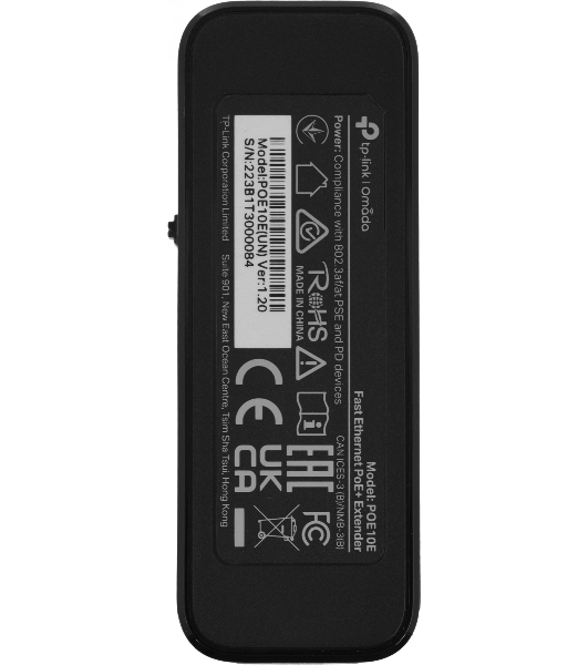 Удлинитель PoE+ TP-Link POE10E 100 Мбит/с Omada