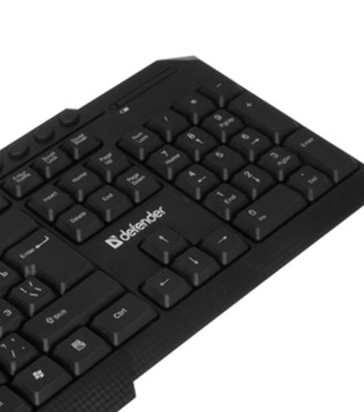 Комплект клавиатура+мышь Defender Jakarta C-805 беспроводной, USB, 1600 DPI, чёрный
