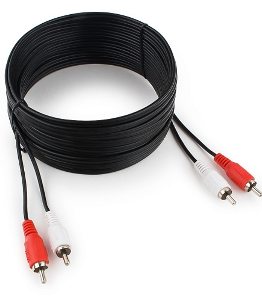 Кабель аудио Cablexpert CCA-2R2R-7.5M, 2xRCA - 2xRCA, 7,5м