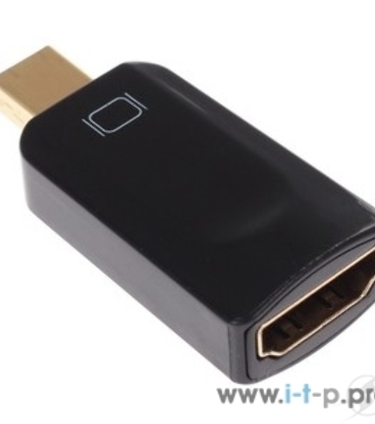 Переходник miniDisplayPort - HDMI, Cablexpert A-mDPM-HDMIF-01, 20M/19F, черный, пакет