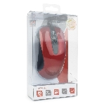 Мышь проводная Gembird MOP-400-R красный, 1000 dpi, USB, кнопки - 3, фото6