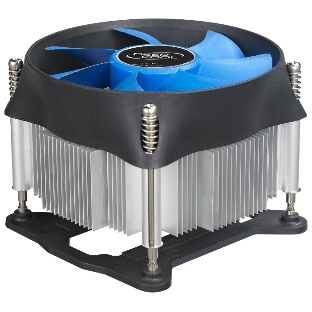 Кулер для процессора DEEPCOOL THETA 31 PWM черный/синий, 92 мм, алюминий/медь, 2400 об/мин, 32.5 дБ, 4 pin, 95 Вт, 60 мм