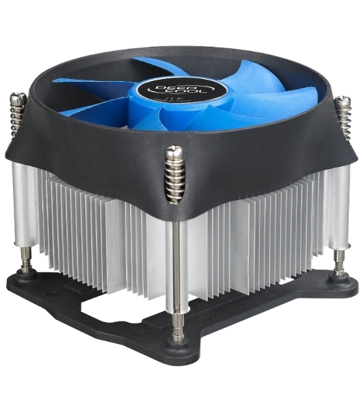 Кулер для процессора DEEPCOOL THETA 31 PWM черный/синий, 92 мм, алюминий/медь, 2400 об/мин, 32.5 дБ, 4 pin, 95 Вт, 60 мм