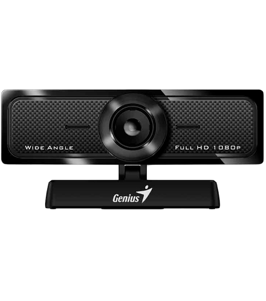 Веб-камера Genius WideCam F100 V2 1920x1080, 30 кадр/с, USB Type-A, микрофон, универсальное крепление
