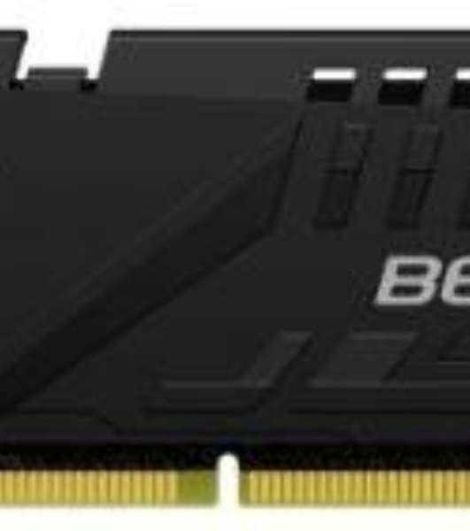 Оперативная память Kingston Fury Beast, DDR5, 32GB (1x32GB), 5200MHz, CL40, DIMM, радиатор, черный