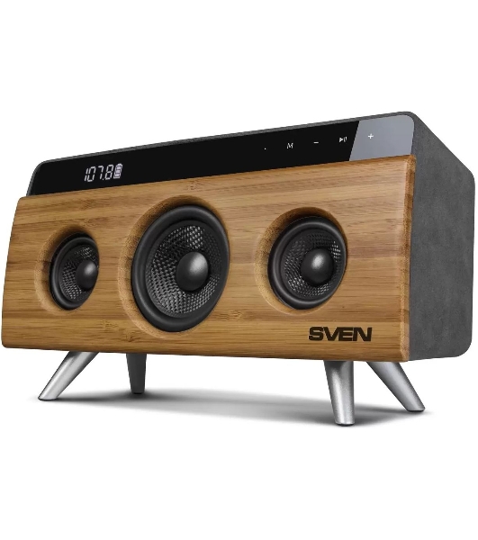 Портативная колонка SVEN АС HA-930,30Вт, дерево