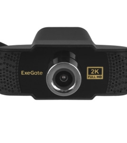 Веб-камера ExeGate BusinessPro C922 2K 2560x1440, 30 кадр/с, USB Type-A, микрофон (шумоподавление), универсальное крепление, штатив в комплекте