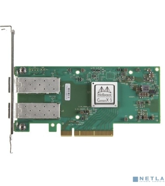 Сетевая карта ConnectX®-5 EN network interface card, 25GbE dual-port SFP28, PCIe3.0 x8, tall bracket, ROHS R6