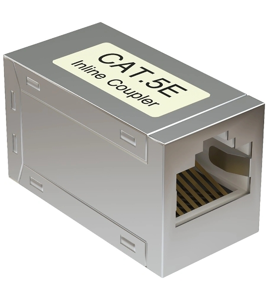 Адаптер Sysmatrix CC RJ45.5ES.WH проходн.RJ45 кат.5E бел.