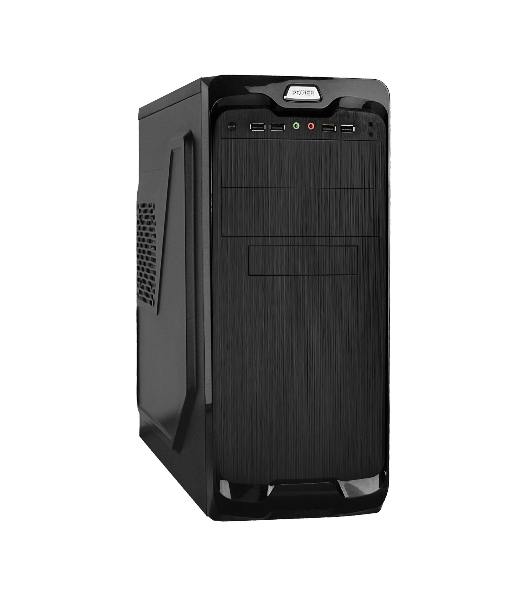 Компьютерный корпус Miditower ExeGate UN-604-UNS500 (ATX, БП UNS500 с вент. 12см, 2хUSB+2хUSB 3.0, аудио, черный)