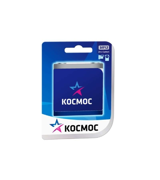 Элемент питания Космос солевой 'квадрат' 3R12 1BL (блист.1шт)
