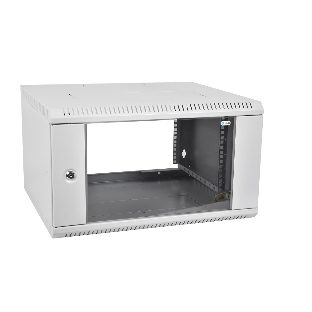 Шкаф телекоммуникационный настенный разборный ЭКОНОМ 12U (600 × 520) дверь стекло