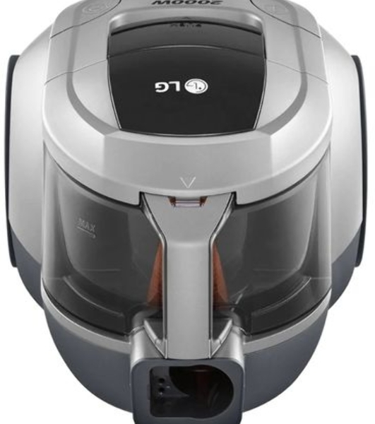Пылесос LG VC5420NNTS серебристый/черный, 380/2000 Вт, уборка сухая, пылесборник контейнер 1.3 л