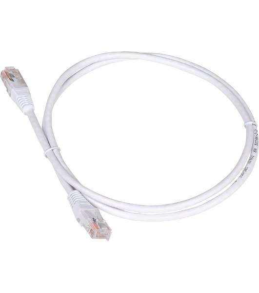 Патч-корд LANMASTER TWT UTP cat.5e, с заливными колпачками, 20.0 м, белый