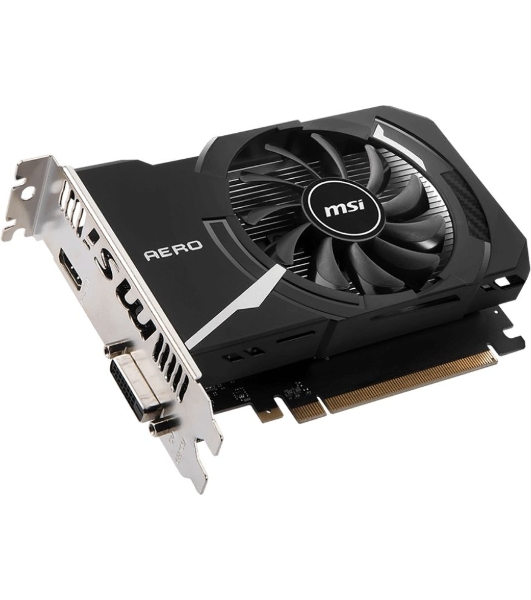 Видеокарта MSI GT 1030 AERO ITX 4GD4 OC Nvidia GT 1030 4Gb, DDR4, PCI-E 3.0, HDMIx1 DVIx1 HDCP