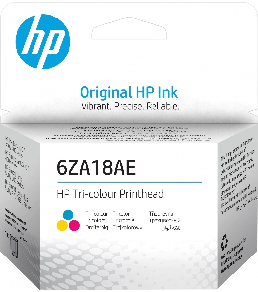 Печатающая головка HP 6ZA18AE многоцветный для HP InkTank 100/300/400 SmartTank 300/400/500/600 SmartTankPlus 550/570/650