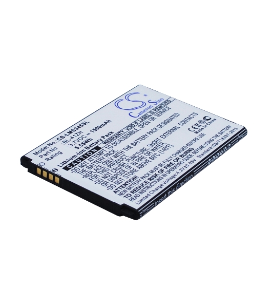 Аккумулятор CameronSino CS-LMS345SL BL-41ZH для LG L Fino D295, LG X220DS 3.7V, 1500mAh, 5.55Wh