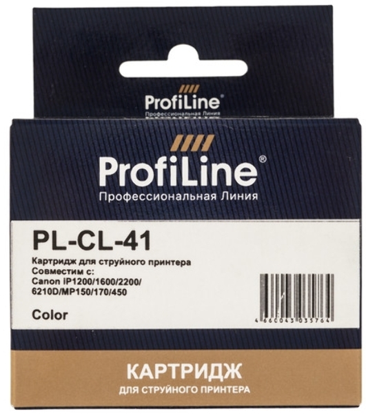 Картридж струйный совместимый ProfiLine PL-CL-41 для Canon iP1200/1600/2200/6210D/MP150/170/450 Color водн PL