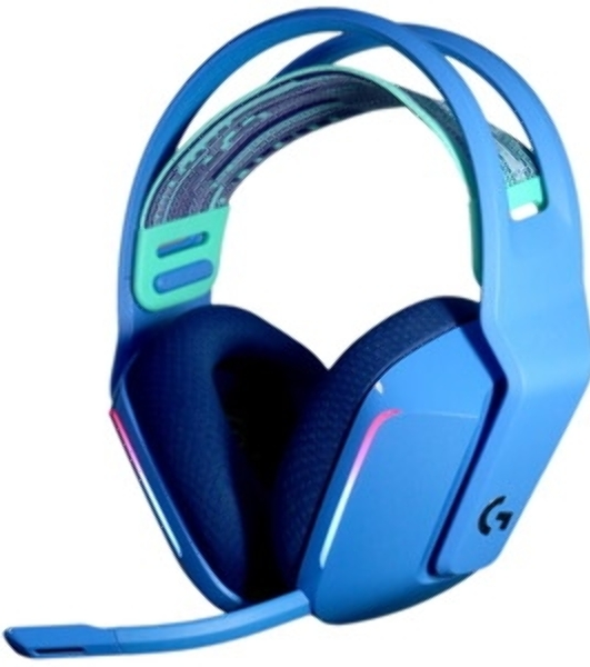 Гарнитура Logitech G733 синий, беспроводная, 2.4 ГГц, до 29 ч, LIGHTSYNC RGB