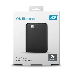 Внешний HDD 2.5' Western Digital Elements Portable, 2TB, USB 3.2 Gen 1 Type-A, 5400 rpm, черный, фото32
