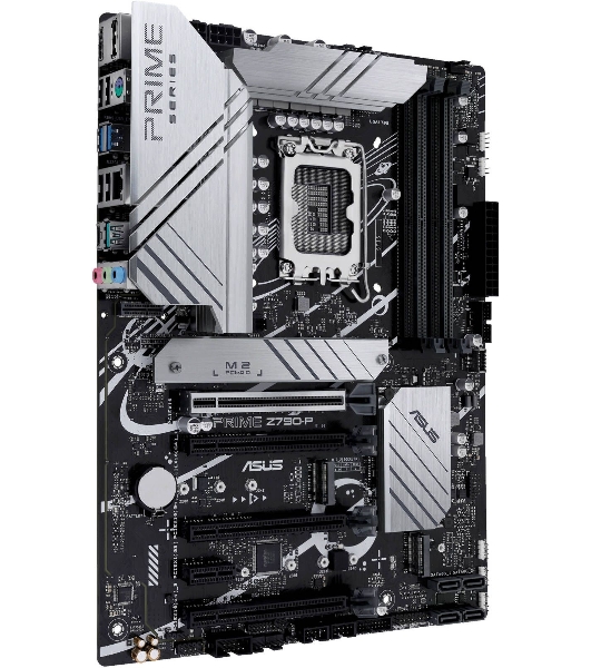 Материнская плата ASUS PRIME Z790-P, LGA 1700, Intel Z790, 4xDDR5, 4xSATA, 3xM.2 PCIe 4.0 x4, 1xPCIe 5.0 x16, 3xPCIe x4, 1xPCIe x1, 1xHDMI, 1xDP, 1xUSB-C 3.2 Gen 2x2, 1xUSB 3.2 Gen 2, 2xUSB 3.2 Gen 1, 4xUSB 2.0, 1x 2.5Gb LAN, 3x3.5 мм, 7.1, ATX