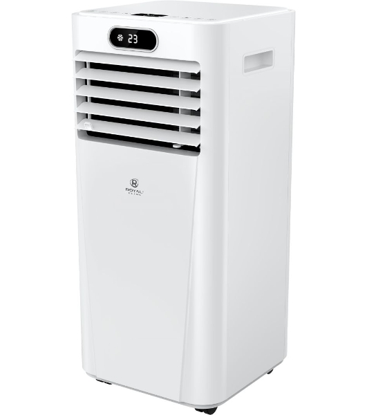 Мобильный кондиционер Royal Clima RM-TS17CH-E 5800 BTU, 17 м², 52 дБ, охлаждение, осушение, белый
