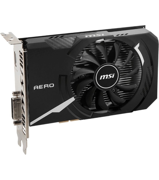 Видеокарта MSI GT 1030 AERO ITX 4GD4 OC Nvidia GT 1030 4Gb, DDR4, PCI-E 3.0, HDMIx1 DVIx1 HDCP