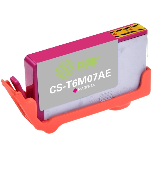 Картридж струйный Cactus CS-T6M07AE №903XL пурпурный (10 мл) для HP OJP 6950/6960/6970