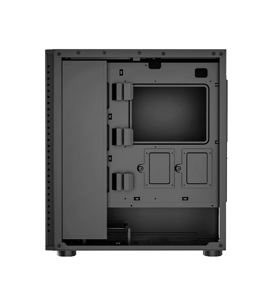 Компьютерный корпус PCCooler IE200 BK, Tempered Glass Full Tower, черный, TG, SPCC, 1x120мм ARGb E-ATX, ATX, mATX, mITX 180/380/220мм 4x2.5', 2x3.5', 7+3xPCI 1xUSB-A 3.0, 2xUSB-A 2.0 432x225x495мм