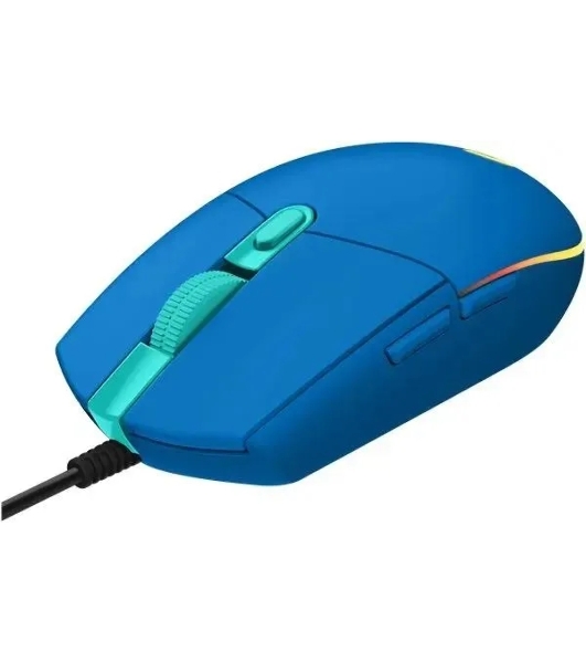 Мышь проводная Logitech G102 LIGHTSYNC синий, 8000 dpi, USB, кнопки - 6