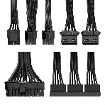 Блок питания 450W ExeGate 80 PLUS Bronze 450PPH-OEM (ATX, APFC, КПД 88% (80 PLUS Bronze), 12cm fan, 24pin, (4+4)pin, 2xPCI-E, 3xSATA, 3xIDE, black, RTL), фото3