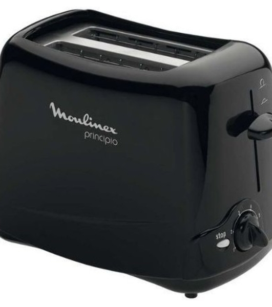 Тостер Moulinex TT1102 черный, 850 Вт, 2 слота
