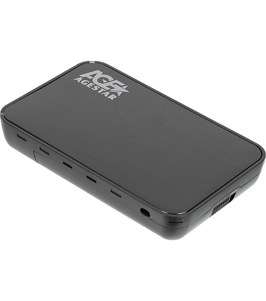 Внешний корпус для HDD AgeStar 3UB3A8-6G SATA II пластик/алюминий черный 3.5'