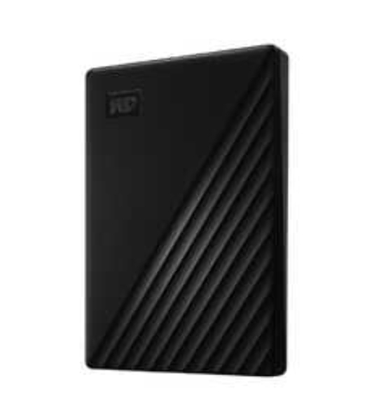 Внешний HDD 2.5' Western Digital My Passport, 4TB, USB 3.2 Gen 1 Type-A, 5400 rpm, черный