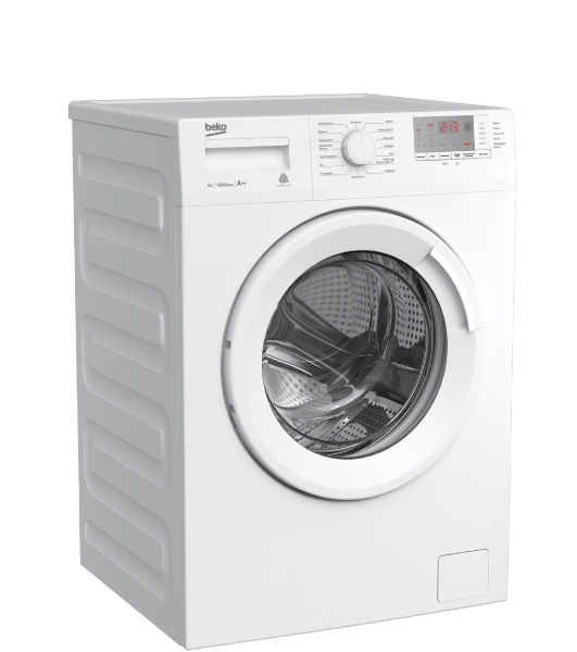 Стиральная машина Beko WRE6512BWW белый, загрузка фронтальная 6 кг, 1000 об/мин., класс: А