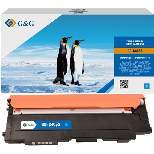 Картридж лазерный G&G GG-C406S голубой (1000 стр.) для Samsung CLP-360/362/363/364/365/367/368 CLX-3300/3302/3303/3304/3305/3307