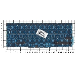 Клавиатура для ноутбука MacBook Pro 13 Retina A1708 черная большой Enter, фото 1
