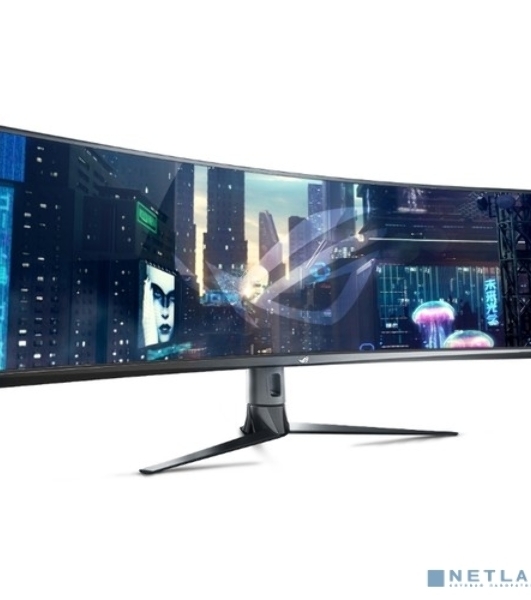 Монитор 49' ASUS ROG Strix XG49VQ VA 3840x1080, 144 Гц, 4 мс, 32:9, 450 кд/м2, 2xHDMI, 1хDP, изогнутый, черный