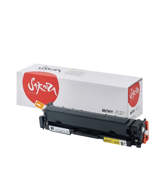 Картридж лазерный Sakura 067HY (5103C002) для Canon i-SENSYS LBP631/LBP633/MF651/MF655/MF657, желтый, 2350 к. (чип без счетчика копий)