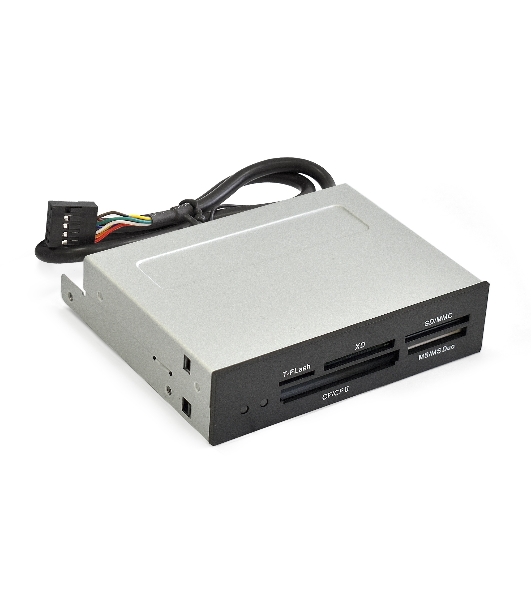 Кард-ридер ExeGate CR-415/черный/CF/SD/MMC/MS/MS Duo/MS Pro/T-Flash/USB 2.0/металл