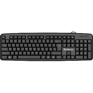 Клавиатура проводная Defender Astra HB-588, USB, черный