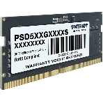Оперативная память Patriot, DDR5, 32GB (1x32 GB), 4800 MHz, CL40 SO-DIMM, фото6