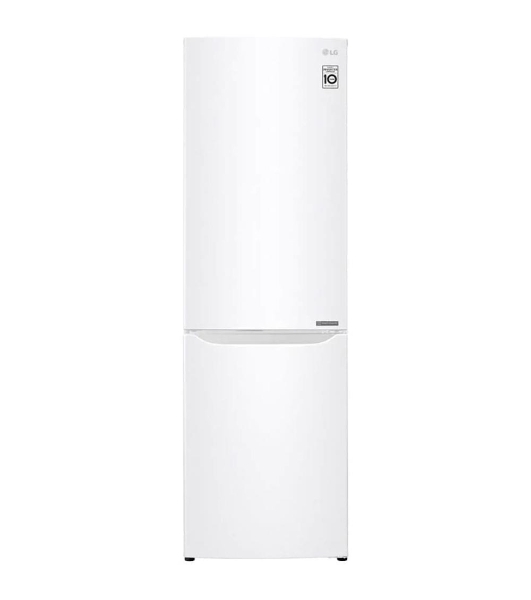 Холодильник LG GA-B419SWJL белый двухкамерный 223/79л морозилка снизу, No Frost