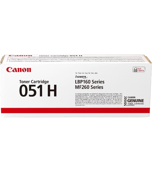 Картридж лазерный Canon 051H BK черный (4100 стр.) для Canon LBP162dw