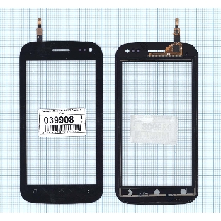 Сенсорное стекло (тачскрин) для Micromax A110Q Canvas 2 Plus черное