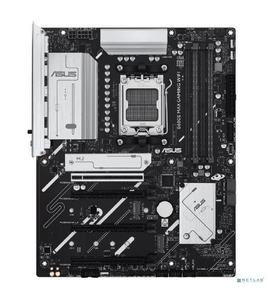 Материнская плата ASUS B650E MAX GAMING WIFI, AM5, AMD B650, 4xDDR5, 4xSATA, 3xM.2, 1xPCIe 5.0 x16, 1xPCIe 4.0 x16, 2xPCIe 3.0 x1, 1xDP, 1xHDMI, 1x2.5Gb LAN, Wi-Fi 6E, Bluetooth 5.3, 4xUSB-A 10Gbps, 1xUSB-C 10Gbps, 2xUSB-A 5Gbps, 2xUSB-A 2.0, 3x3.5 мм, 7.1, ATX
