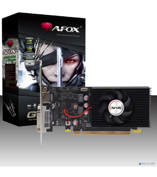 Видеокарта AFOX GT1030 2GB DDR5 64Bit DVI/HDMI ATX Single Fan (AF1030-2048D5L8) RTL 