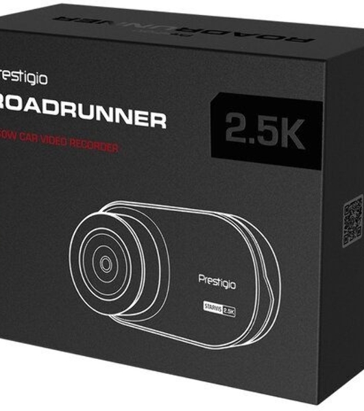 Видеорегистратор Prestigio RoadRunner 460W, 2560x1440, 3', Wi-Fi, G-сенсор, датчик движения